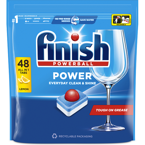 Finish tabletki do zmywarki All in 1 Max Cytryna, 48 szt.