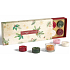 Yankee Candle Magical Christmas Morning Čajová svíčka 10 x 9,8 g + svícen 1 kus, vánoční dárková sada