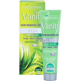 Bielenda Vanity Aloe depilační krém na tělo, pleť a bikiny 100 ml