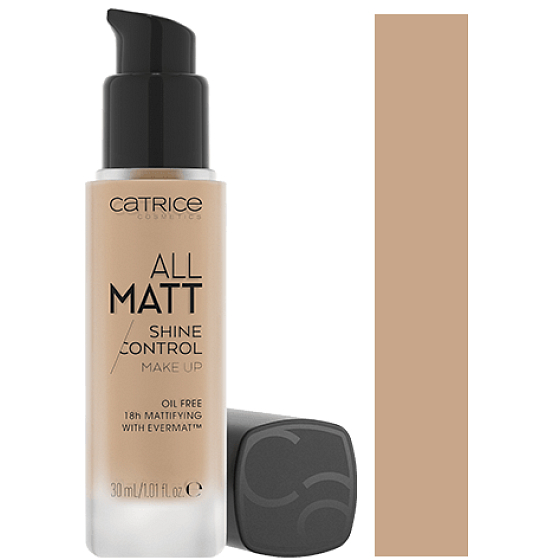 Catrice All Matt Shine Control make-up 027 Neutral Amber Beige 30 ml
