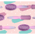 Donegal Pink Lychee Brush kartáč na vlasy úzký 23,5 cm 1274
