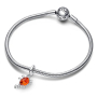 Charm Srebrna 925 Disney Mała syrenka - zawieszka krab Sebastian