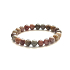 Spinel bransoletka elastyczna naturalny kamień, kuleczka 8,5 - 9 mm /16 - 17 cm szczęście-dobry nastrój