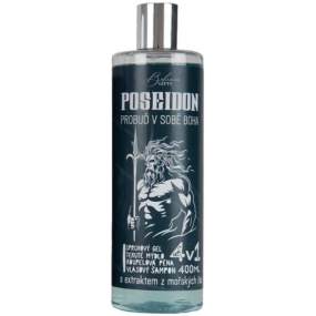 Bohemia Gifts 4v1 Poseidon żel pod prysznic, szampon, pianka i mydło 400 ml Bohemia Gifts 4v1 Poseidon żel pod prysznic, szampon, pianka i mydło 400 ml