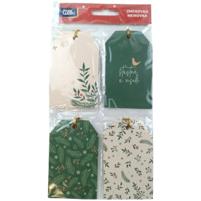Albi Jmenovka na dárek Świąteczny wzór 12 sztuk