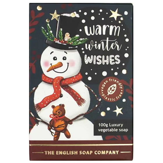 ENGLISH SOAP mydło wigilijne 100g Sněhulák     7868
