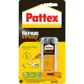 Pattex Repair Epoxy Ultra Quic 1 min dvousložkové epoxidové lepidlo, 11 ml Pattex Repair Epoxy Ultra Quic 1 min dvousložkové epoxidové lepidlo, 11 ml