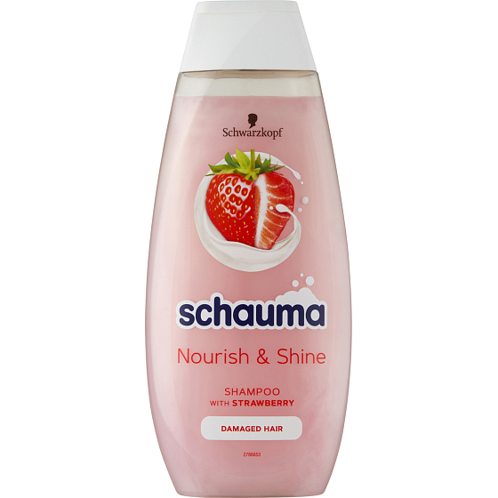 Schauma Nourish & Shine szampon do włosów uszkodzonych, 400 ml