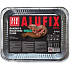 Alufix uniwersalne aluminiowe tacki do grillowania 32 x 26 x 4,5 cm, 3 sztuki