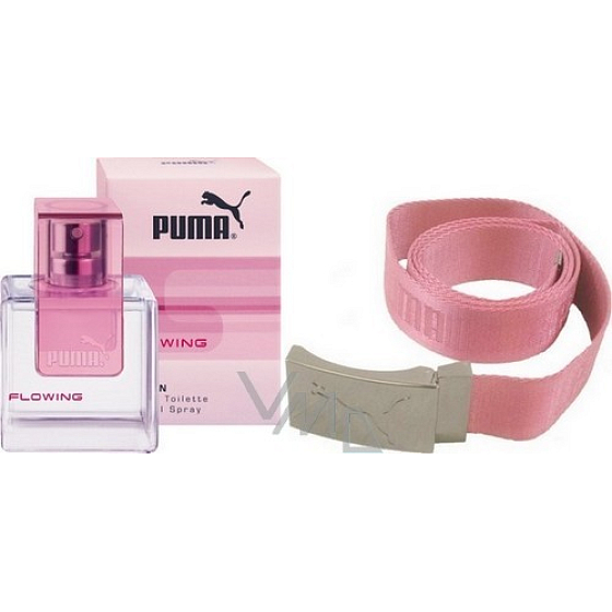 Puma Flowing Woman toaletní voda 50 ml + pásek, dárková sada