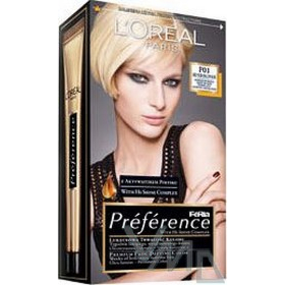 Loreal Paris Préférence Féria barva na vlasy P01 velmi světlá blond popelavá