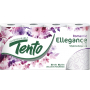 Ten Ellegance Pink Decor papier toaletowy 150 arkuszy 3 warstwy 8 sztuk