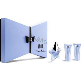Thierry Mugler Angel parfémovaná voda pro ženy 25 ml + tělové mléko 30 ml + sprchový gel 30 ml, dárková sada