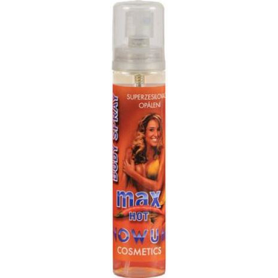 Nowum Max Hot solární tělový sprej se superzesilovačem opálení 30 ml