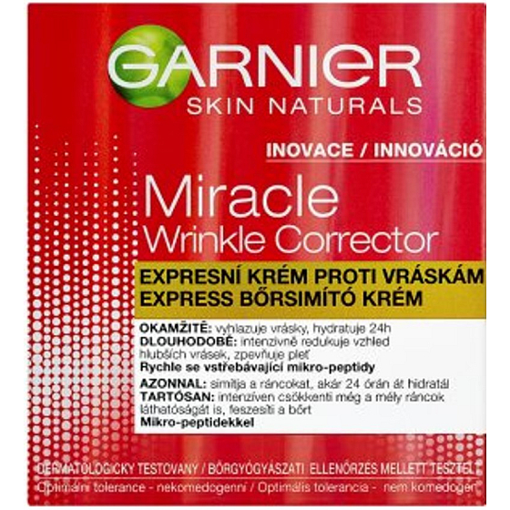 Garnier Skin Naturals Miracle Wrinkle Corrector denní expresní krém proti vráskám 50 ml