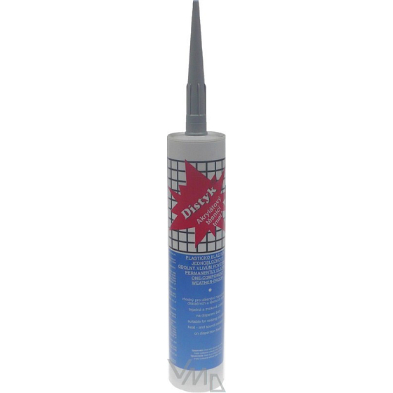 Distyk Akrylátový těsnící tmel šedý 310 ml