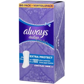 Always Dailies Extra Protect Long Plus z delikatną wkładką 44 sztuki