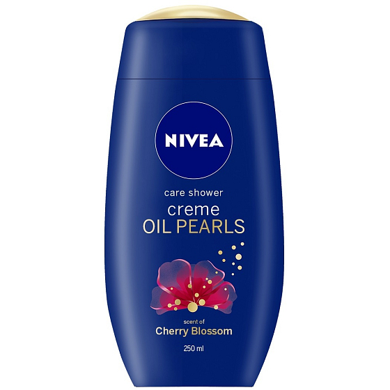 Nivea Creme Oil Pearls Cherry Blossom pečující sprchový gel 250 ml