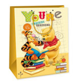 Ditipo Dárková papírová taška 26,4 x 12 x 32,4 cm Disney Medvíde Pú, Youre Great Reader