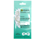 Garnier Moisture + Smoothness wygładzająca tkaninowa maska pod oczy 15 minutowa z wodą kokosową i kwasem hialuronowym 6 g
