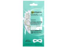 Garnier Moisture + Smoothness wygładzająca tkaninowa maska pod oczy 15 minutowa z wodą kokosową i kwasem hialuronowym 6 g