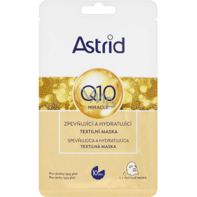 Astrid Q10 Miracle ujędrniająca i nawilżająca maska tekstylna 20 ml Astrid Q10 Miracle ujędrniająca i nawilżająca maska tekstylna 20 ml