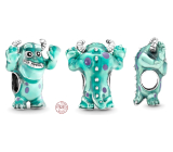 Charm Srebrny 925 Disney Pixar Przylepki s.r.o., Sulley, koralik na bransoletkę
