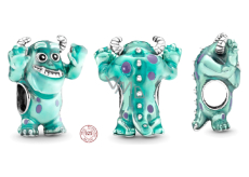 Charm Srebrny 925 Disney Pixar Przylepki s.r.o., Sulley, koralik na bransoletkę