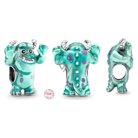 Charm Srebrny 925 Disney Pixar Przylepki s.r.o., Sulley, koralik na bransoletkę