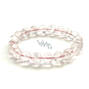 Azeztulit růžový náramek elastický přírodní kámen 9 mm / 16 - 17 cm vysokofrekvenční energie, kámen světla a jasnosti Azeztulit růžový náramek elastický přírodní kámen 9 mm / 16 - 17 cm vysokofrekvenční energie, kámen světla a jasnosti