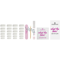 Essence What The Fake! zestaw z sztucznymi paznokciami 04 Bare White