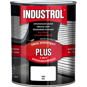 INDUSTROL Plus farba nawierzchniowa na metal i drewno S2071, 1000 biała, 750 ml INDUSTROL Plus farba nawierzchniowa na metal i drewno S2071, 1000 biała, 750 ml