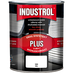 Industrol Plus wierzchnia farba na metal i drewno S2071, 1000 biała, 750 ml