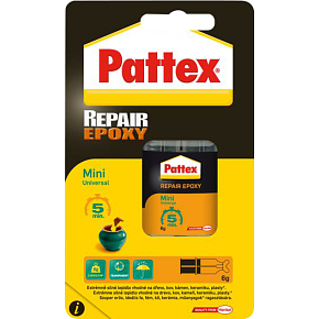PATTEX Repair Epoxy mini dwuskładnikowe epoksydowe klej, 6 ml