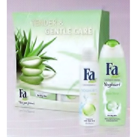 Fa Yoghurt Aloe Vera sprchový gel 250 ml + deosprej 150 ml, kosmetická sada