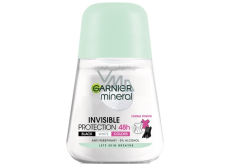 Garnier Mineral Invisible Black & White 48h kulíčkový antiperspirant deodorant roll-on pro ženy 50 ml
