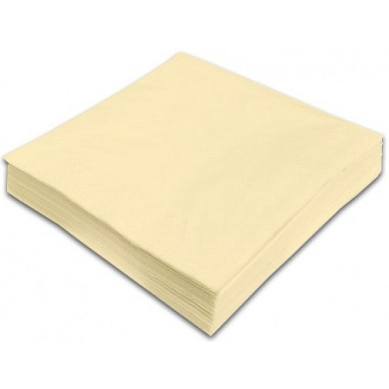 Gastro Papírové ubrousky 2 vrstvé 33 x 33 cm 50 kusů barevné béžové