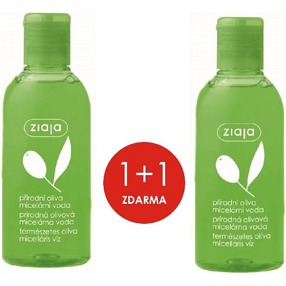 Ziaja Oliva micelární voda pro suchou a normální pokožku 2 x 200 ml, duopack