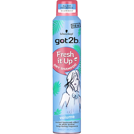 Got2b Fresh it Up Volume suchý šampon pro objem 200 ml
