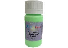 Art e Miss Świat uniwersalna akrylowa farba 84 Neon zielona 40 g