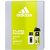 Adidas Pure Game woda toaletowa 50 ml + żel pod prysznic 250 ml, zestaw prezentowy dla mężczyzn