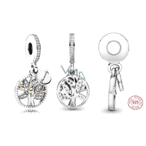 Zawieszka ze srebra próby 925 Rodzinne dziedzictwo, drzewo życia 2w1 do bransoletki rodzina Zawieszka ze srebra próby 925 Rodzinne dziedzictwo, drzewo życia 2w1 do bransoletki rodzina