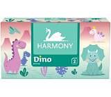 Harmony Dino 2-warstwowe chusteczki papierowe w pudełku, 150 sztuk