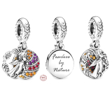 Zawieszka ze srebra próby 925 Disney Kraina Lodu Anna, charms do bransoletki, film
