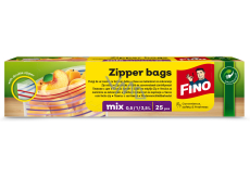 Fino Zipper zamykane torby mix rozmiarów (10x0,5L / 10x1L / 5x2,5L) 25 sztuk