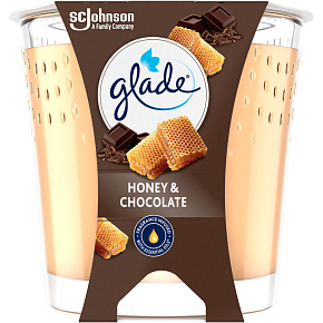Glade świeca zapachowa Honey & Chocolate, 112 g