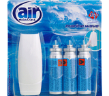 Air Menline Marine Wave Happy Odświeżacz powietrza komplet spray + wkłady 3 x 15 ml