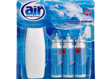 Air Menline Marine Wave Happy Odświeżacz powietrza komplet spray + wkłady 3 x 15 ml