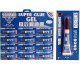 Samson Super Glue żelowe klej sekundowy niebieskie 12 x 3 g