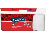 Big Soft Red papier toaletowy biały 200 arkuszy 3 warstwowy 10 sztuk